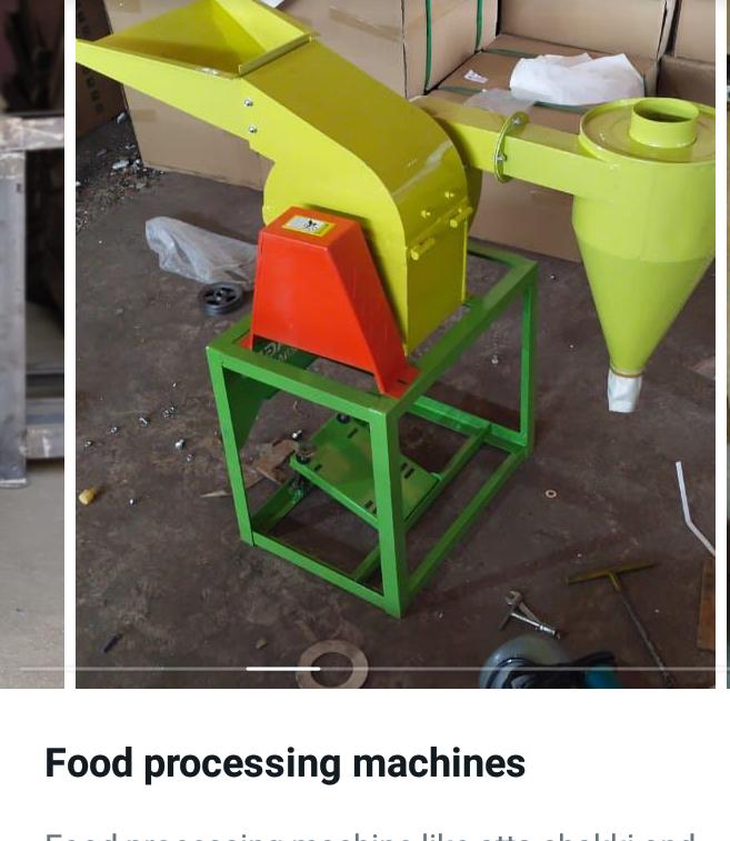 Food processing machinery